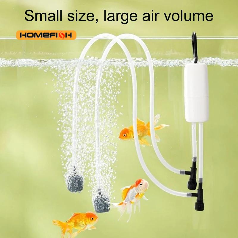 Aquarium Fertilizer - เครื่องผลิตออกซิเจนแบบเงียบ ปั๊มออกซิเจนขนาดเล็กแบบพกพา ชาร์จ USB ขนาดเล็ก ปั๊มออกซิเจนสำหรับตู้ปลา