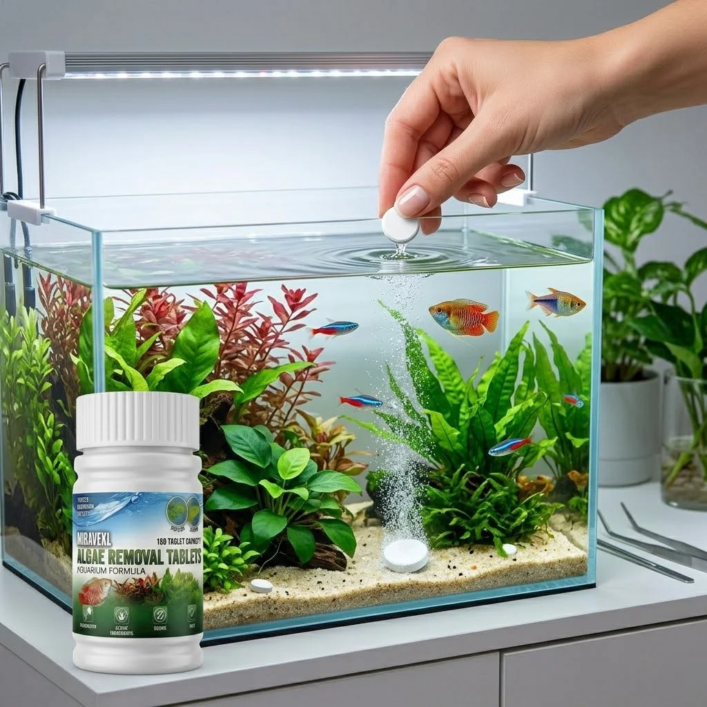 MIRAVEXL ยาเม็ด 150 เม็ด สำหรั - Planted Aquarium Cleaning บทวิจารณ์และราคา