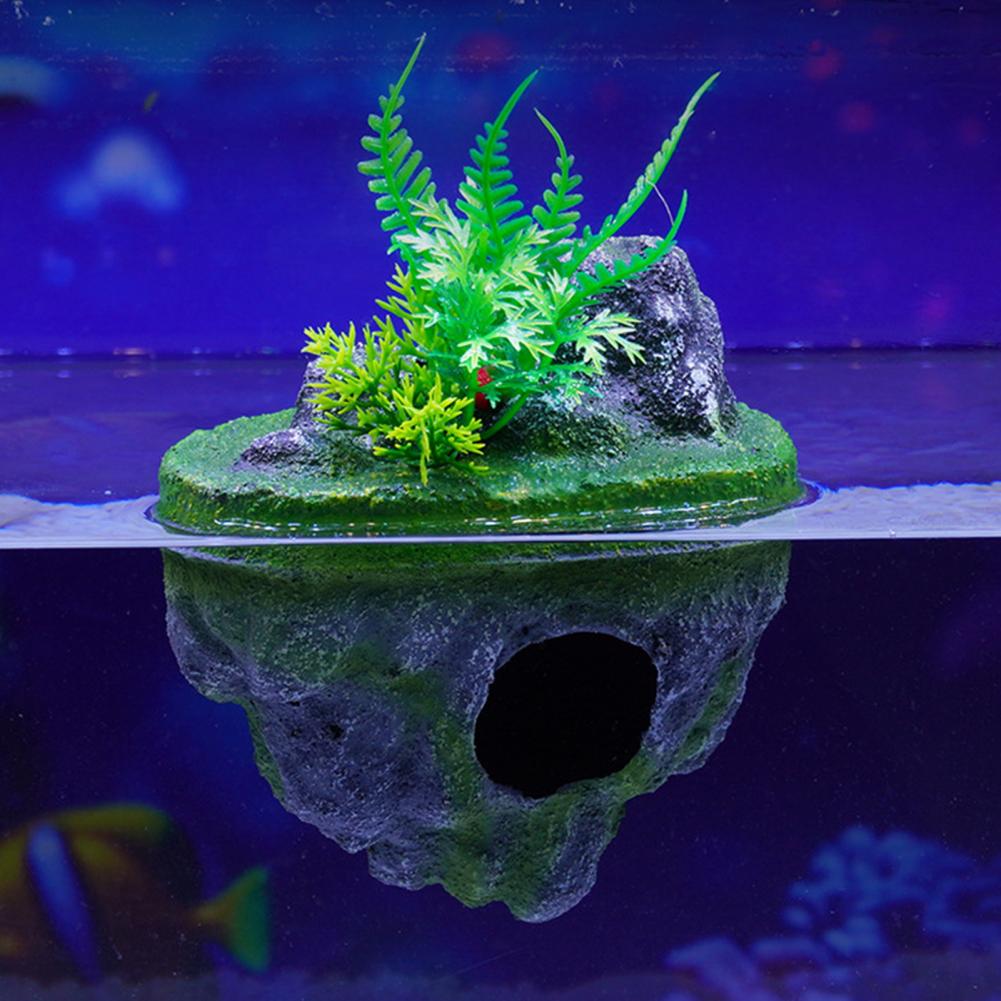 ที่หลบภัยสำหรับกุ้ง รูปทรงหินล - Aquarium Moss บทวิจารณ์และราคา